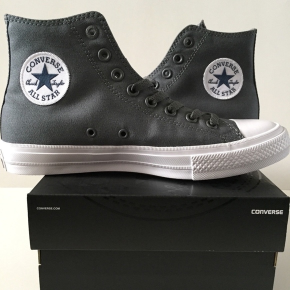 NWT Converse Chuck II 2 Hi Top Nike Lunarlon - Picture 5 of 6